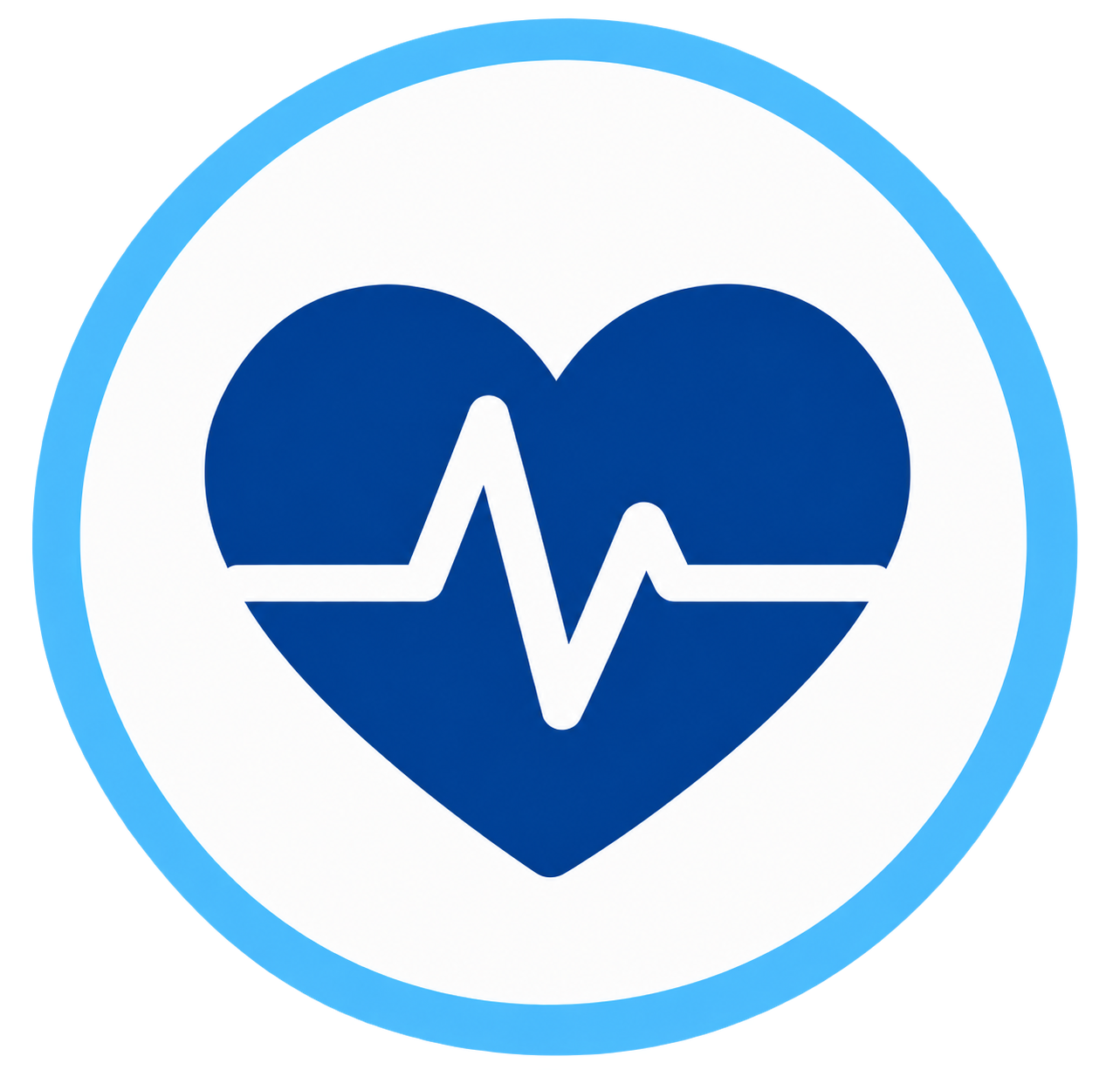 Icon of a heart representing healthcare